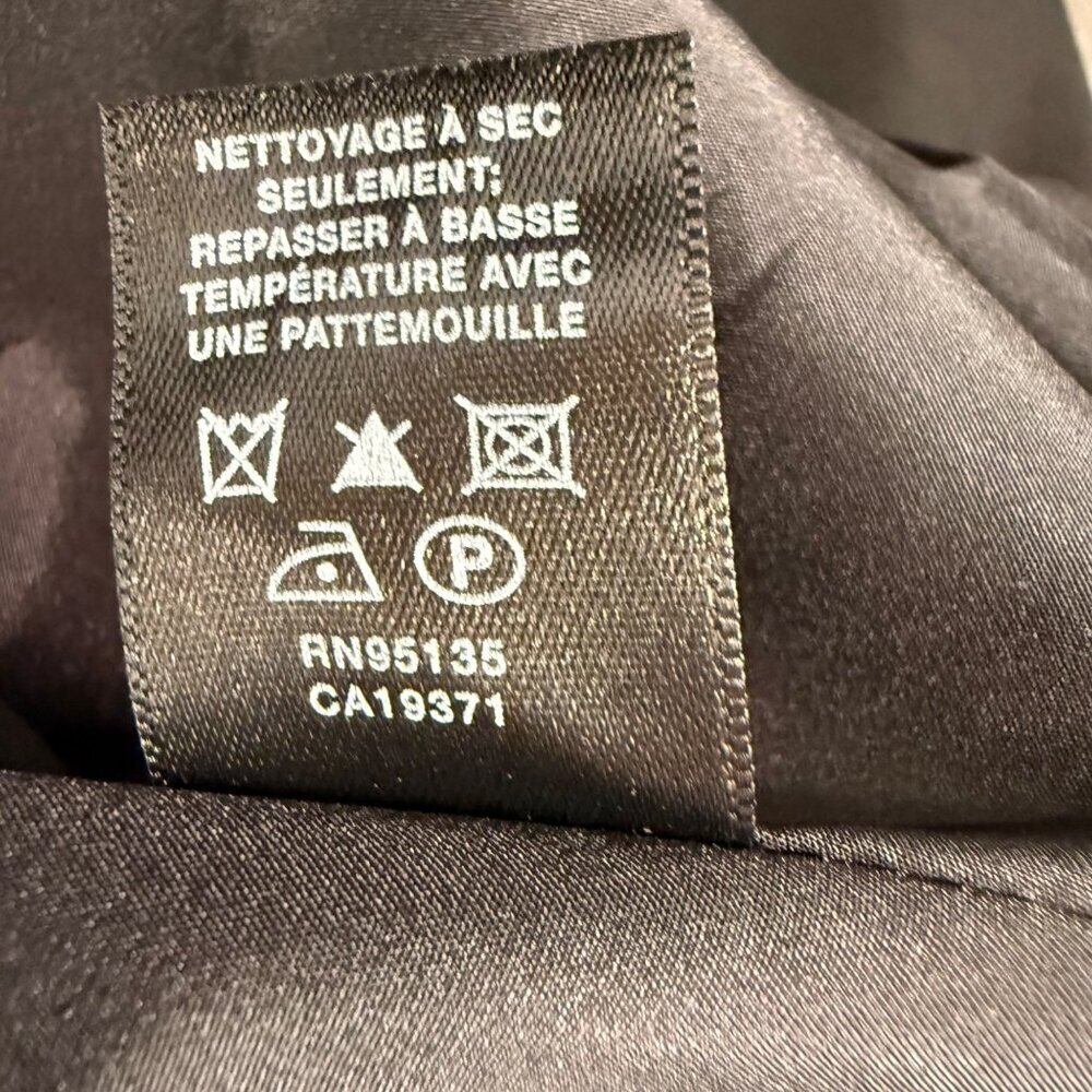 LAFAYETTE 148 Black Tie front Blazer Size 22W  Pockets Minimalist Professional - Picture 9 of 14